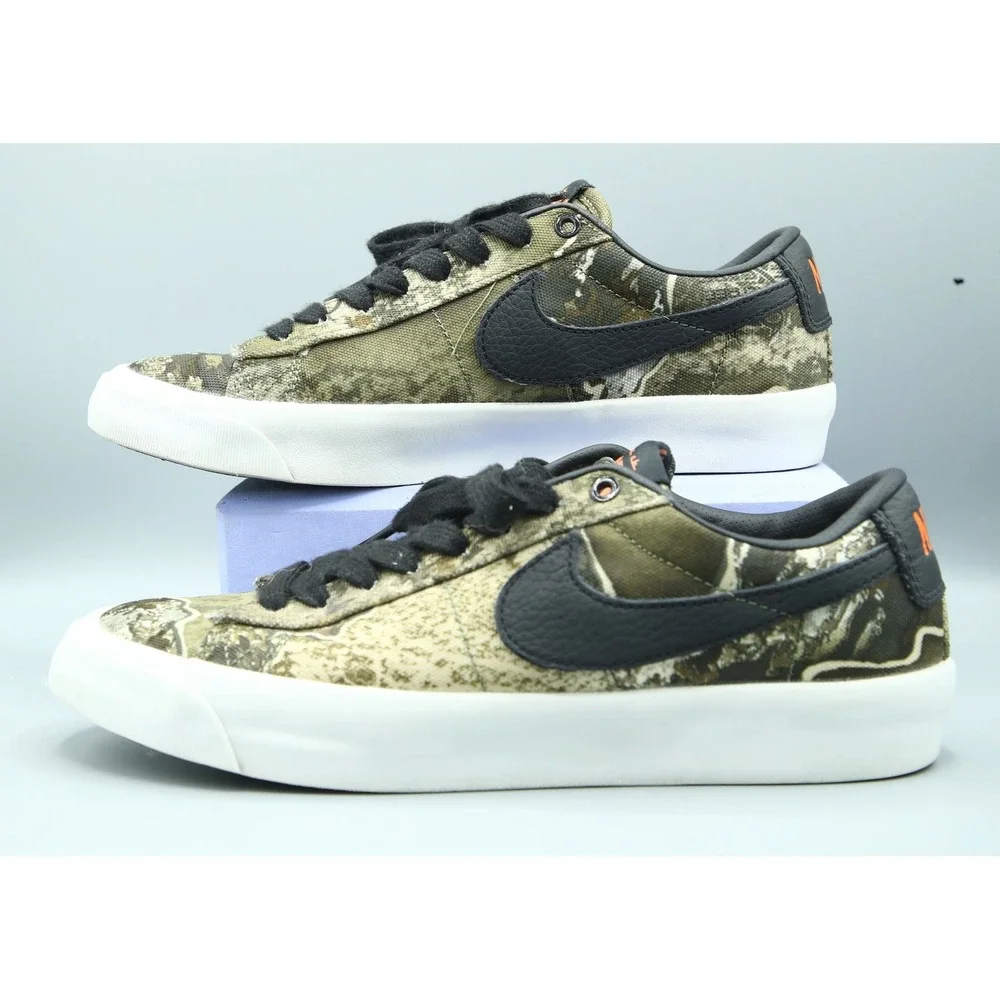 Nike SB Blazer Low GT Grant Taylor Camo Skate Shoes DO9398-002 Mens 7 Womens 8.5